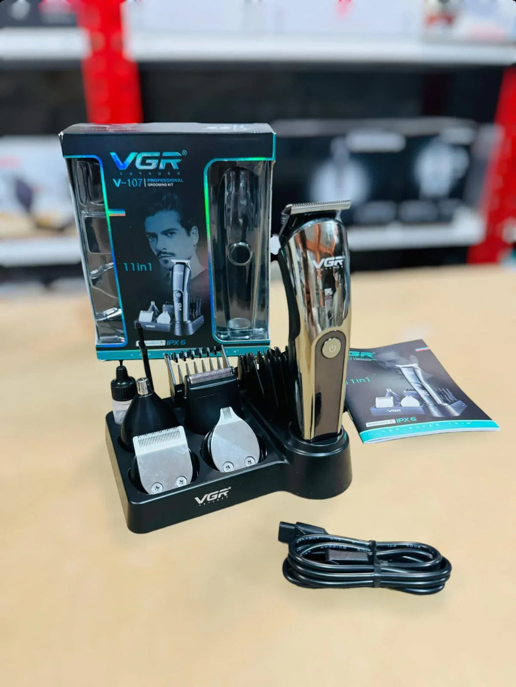 VGR 11 in 1 Multi Grooming Trimmer Kit