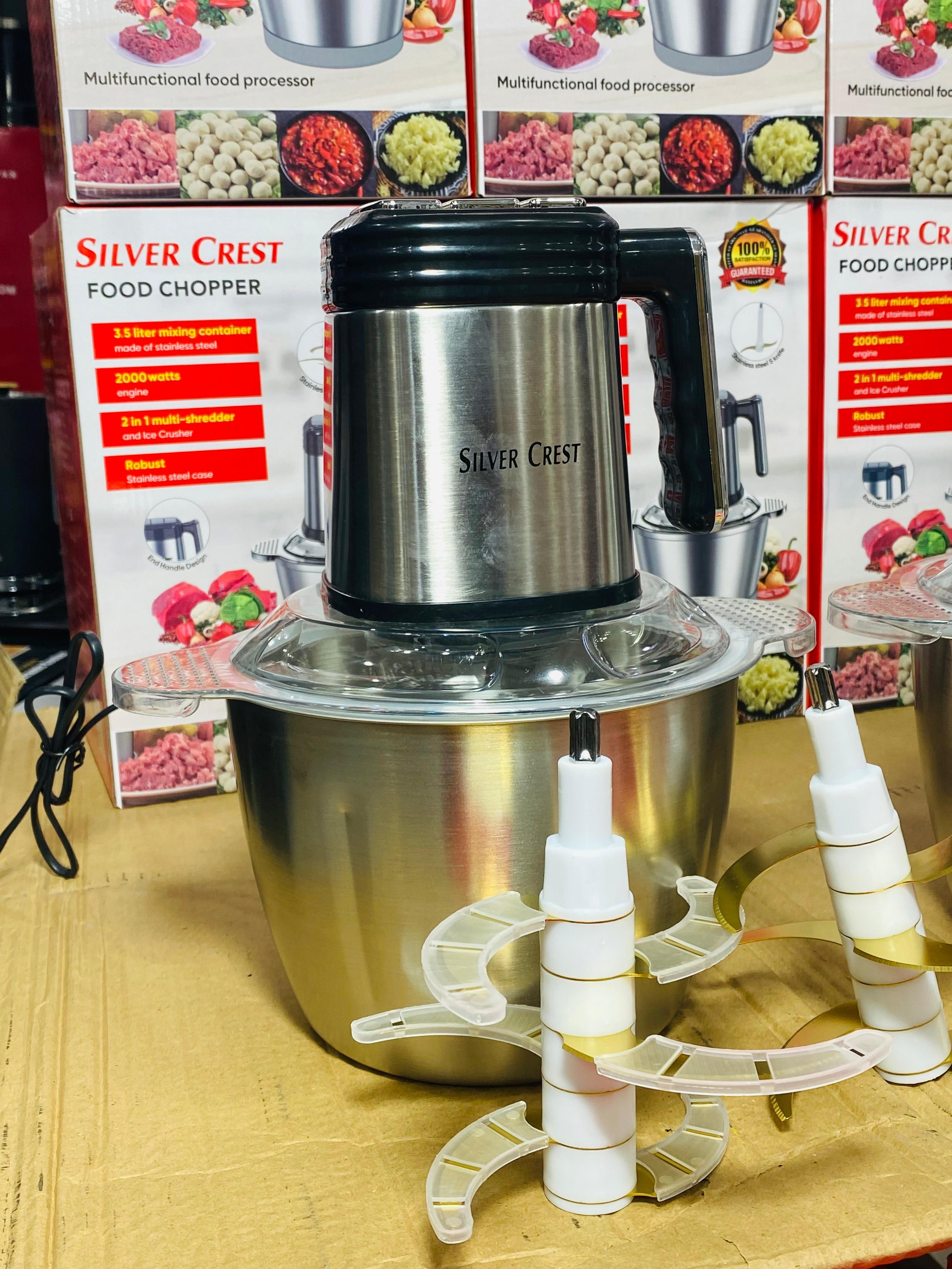 SILVER CREST FOOD CHOPPER 2000WATT 2IN1 3.5 LITER