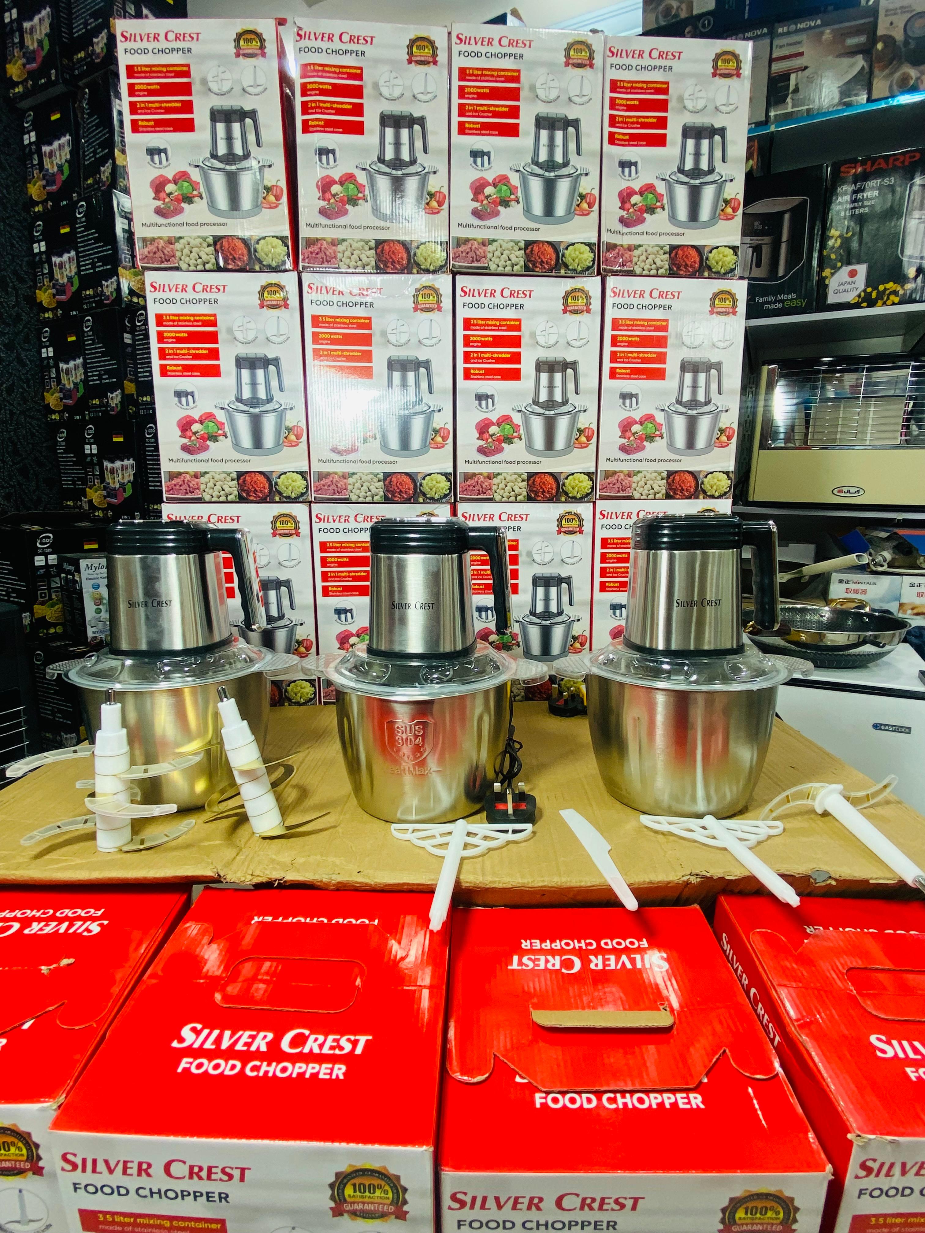 SILVER CREST FOOD CHOPPER 2000WATT 2IN1 3.5 LITER