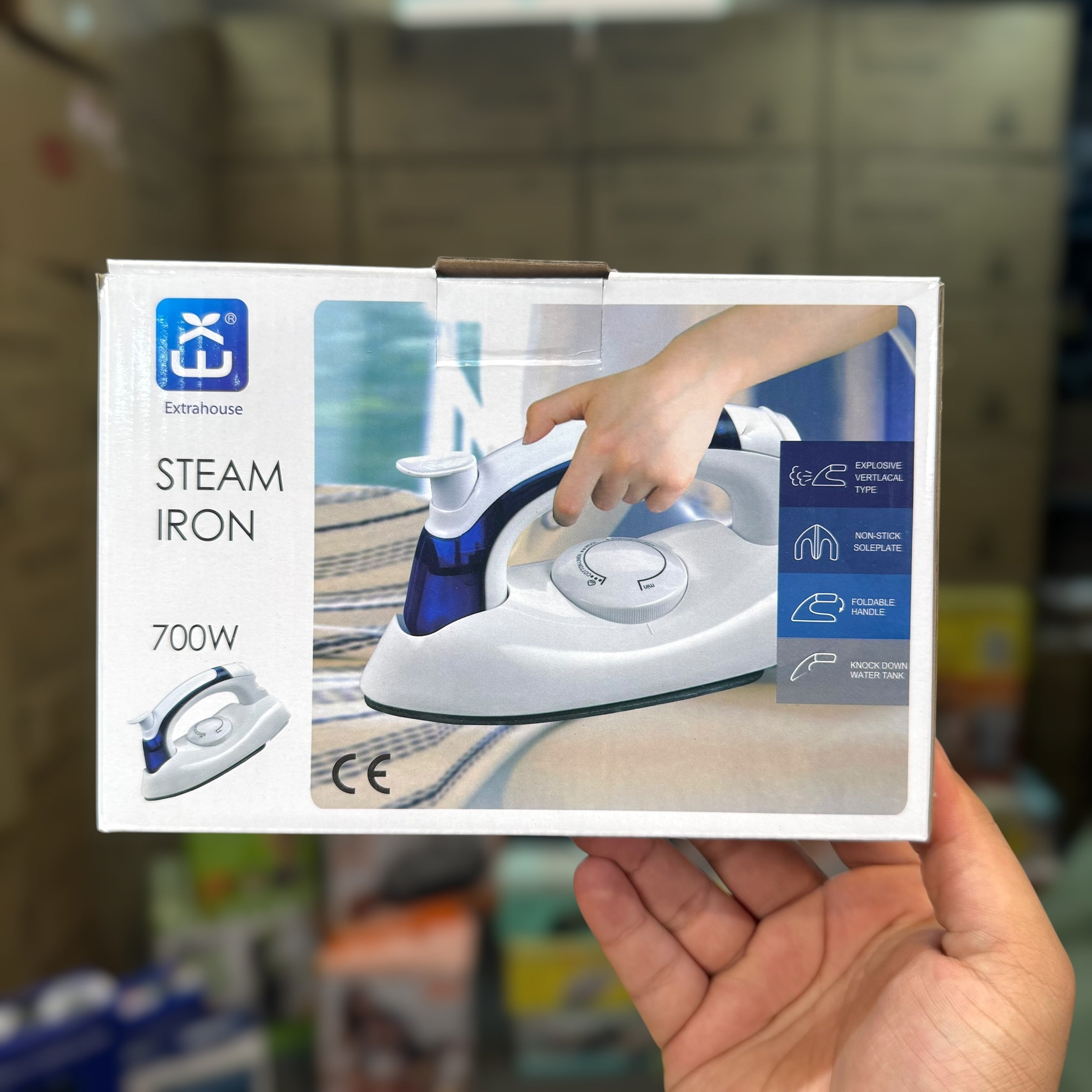 Extrahouse Portable Folding Steam Iron