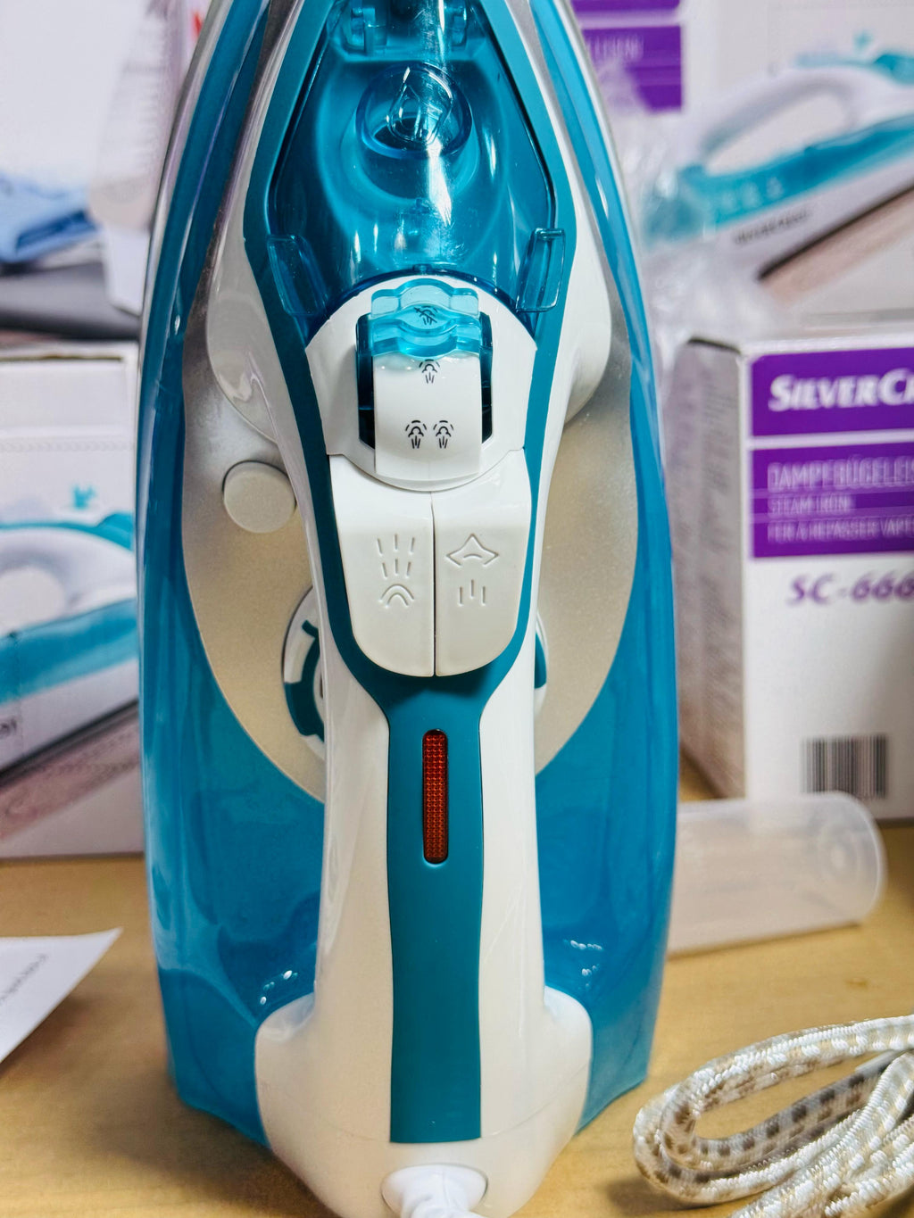 German Lot Imported Silver Crest Steam Iron SC-266