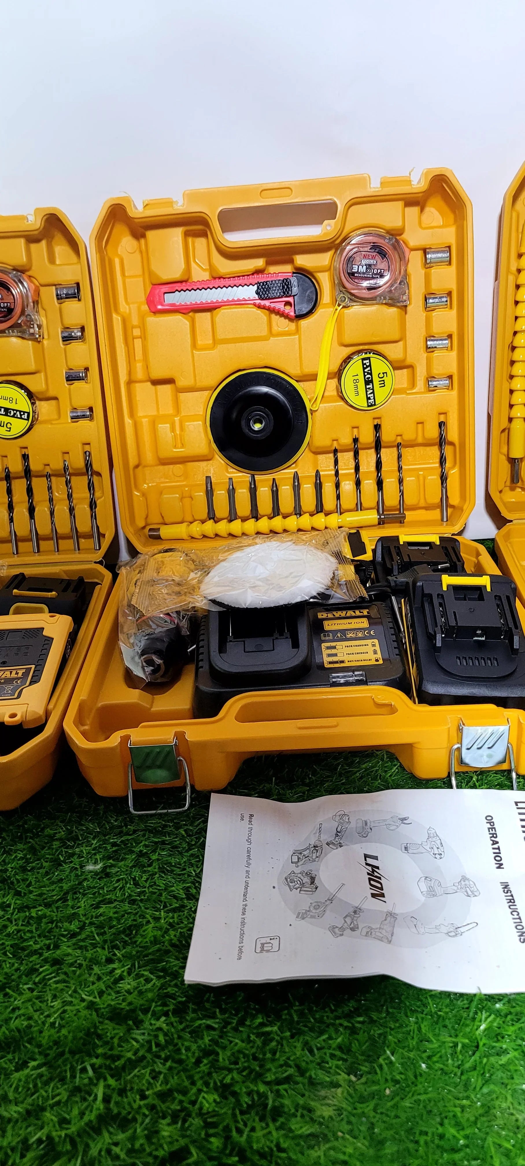DeWALT 36V 13mm Rechargeable Cordless Drill Set