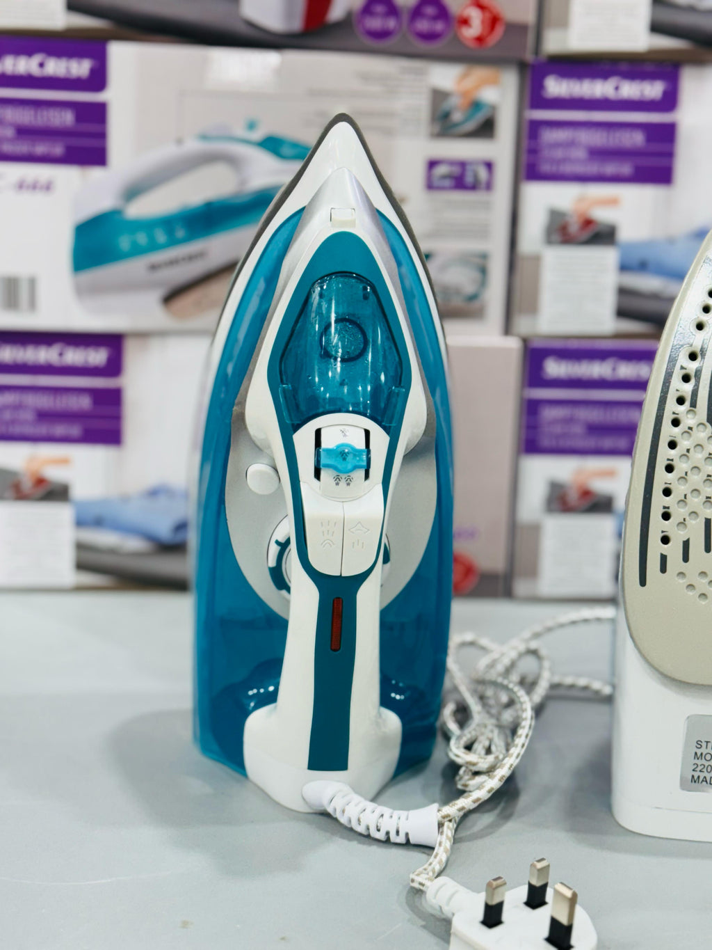 German Lot Imported Silver Crest Steam Iron SC-266