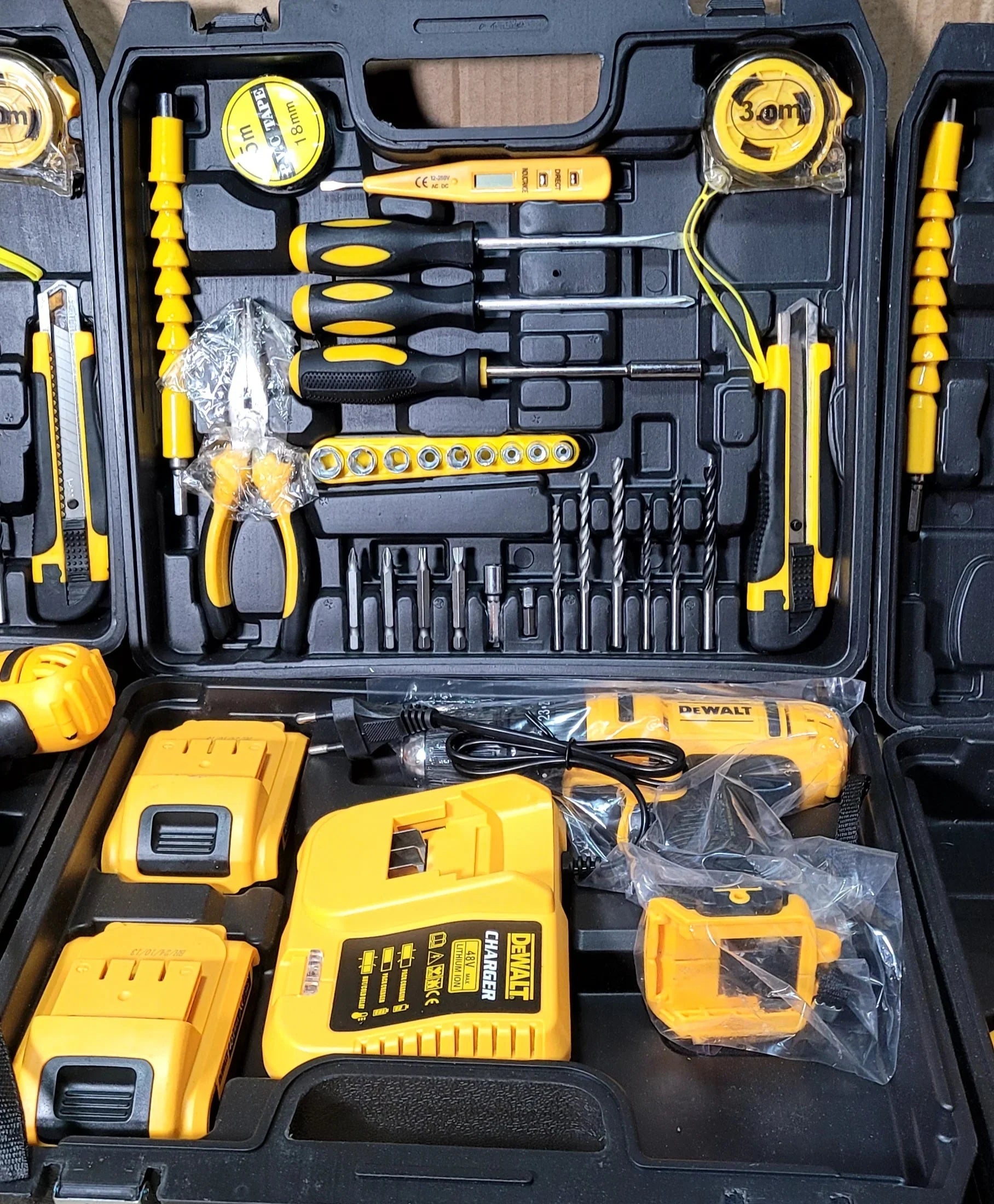 Germeny Lot Imported DeWALT Brand 48V cordless Drill With complete Tools