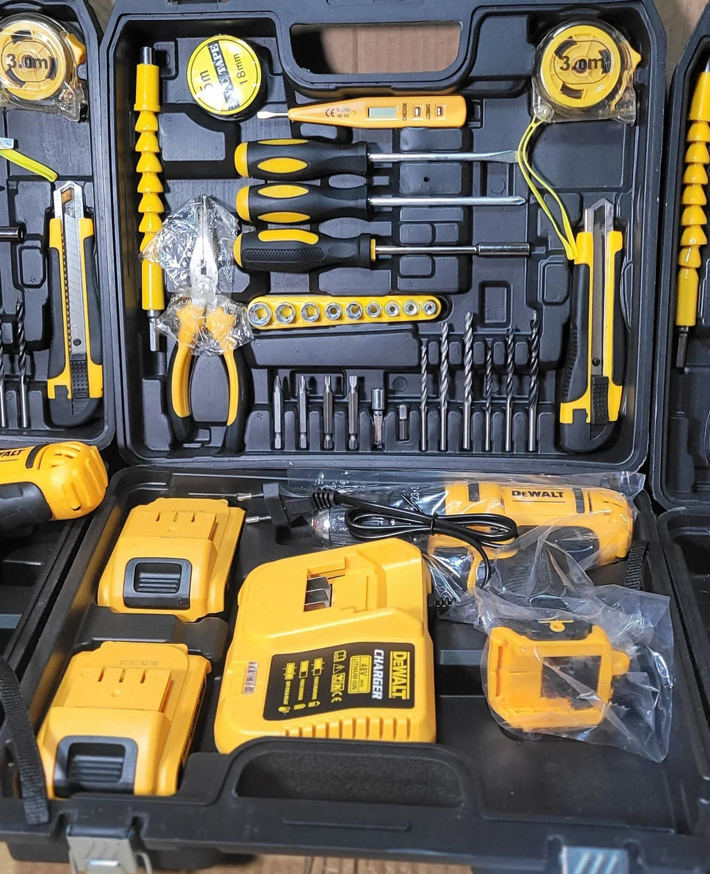 Germeny Lot Imported DeWALT Brand 48V cordless Drill With complete Tools