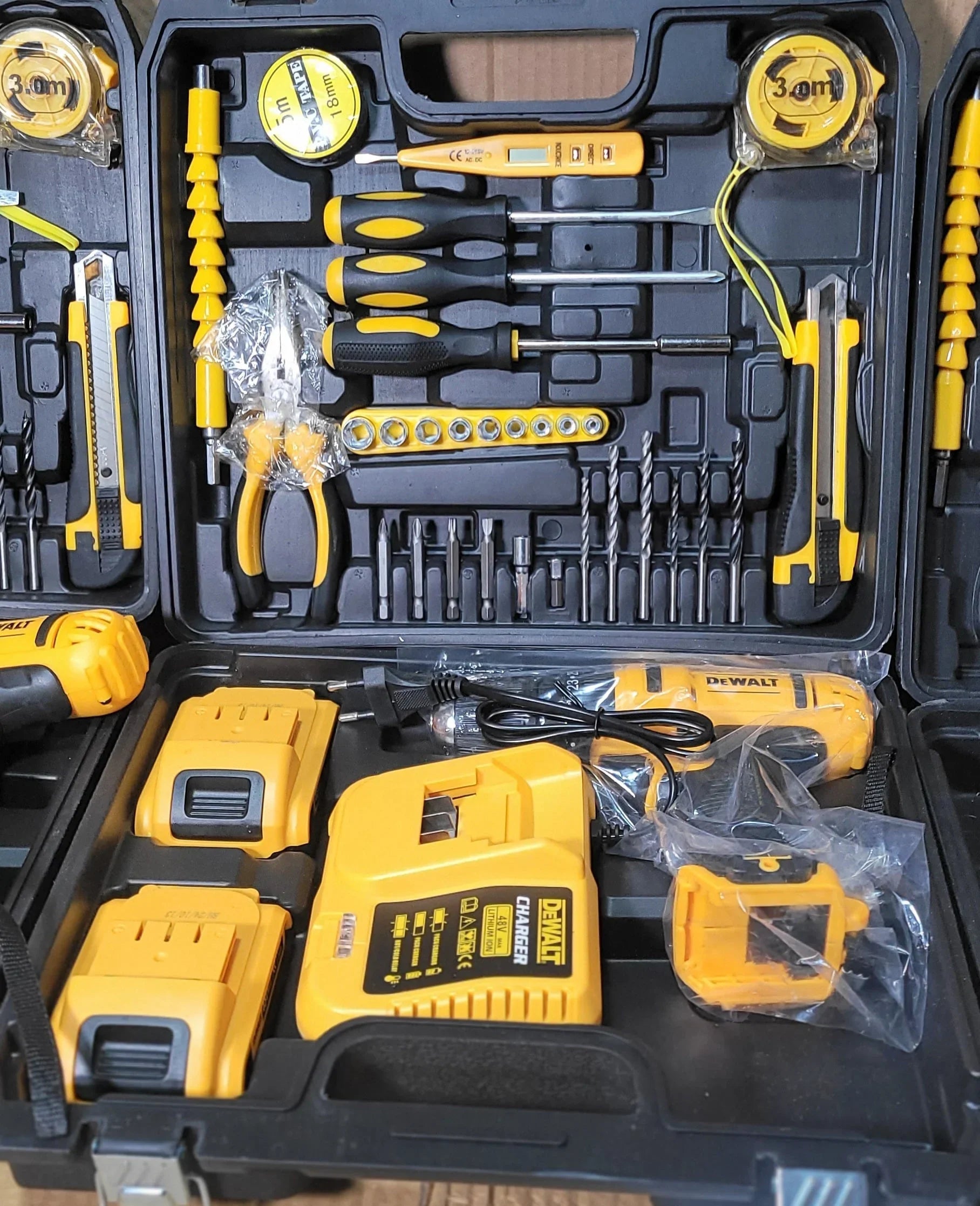 Germeny Lot Imported DeWALT Brand 48V cordless Drill With complete Tools