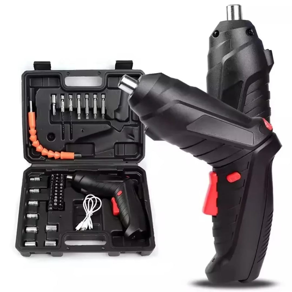 47 Pieces Rechargeable Electric Screwdriver Kit