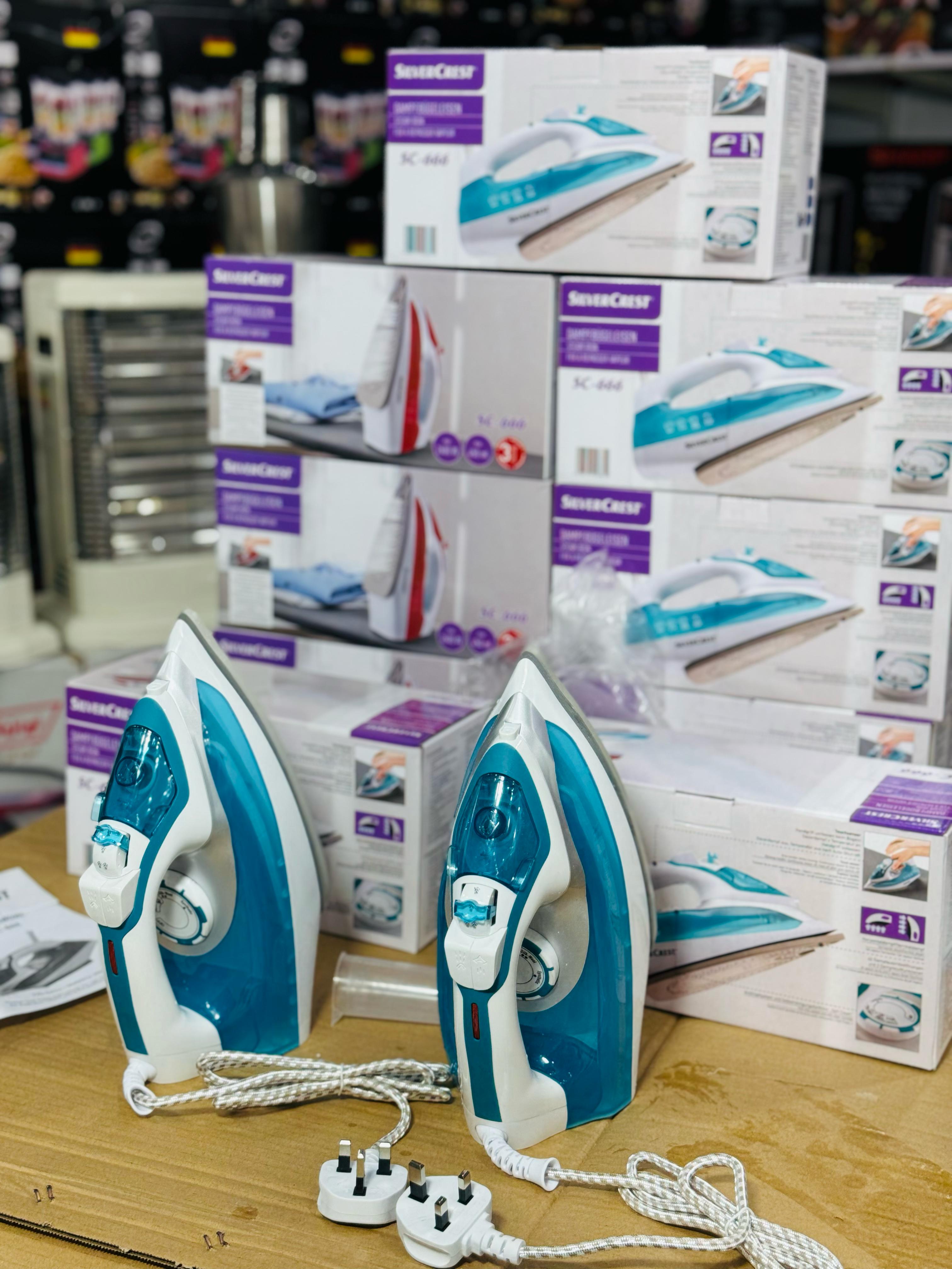 German Lot Imported Silver Crest Steam Iron SC-266