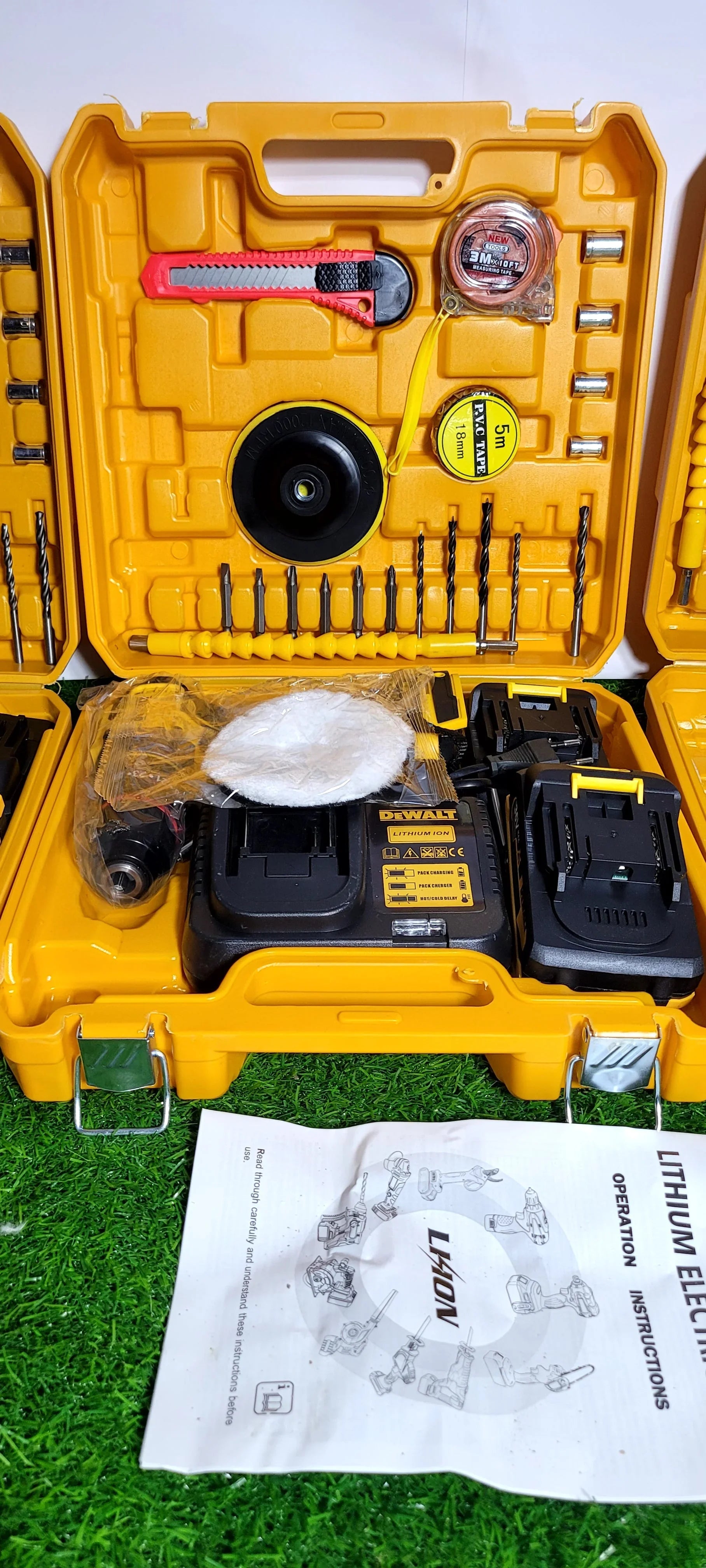 DeWALT 36V 13mm Rechargeable Cordless Drill Set