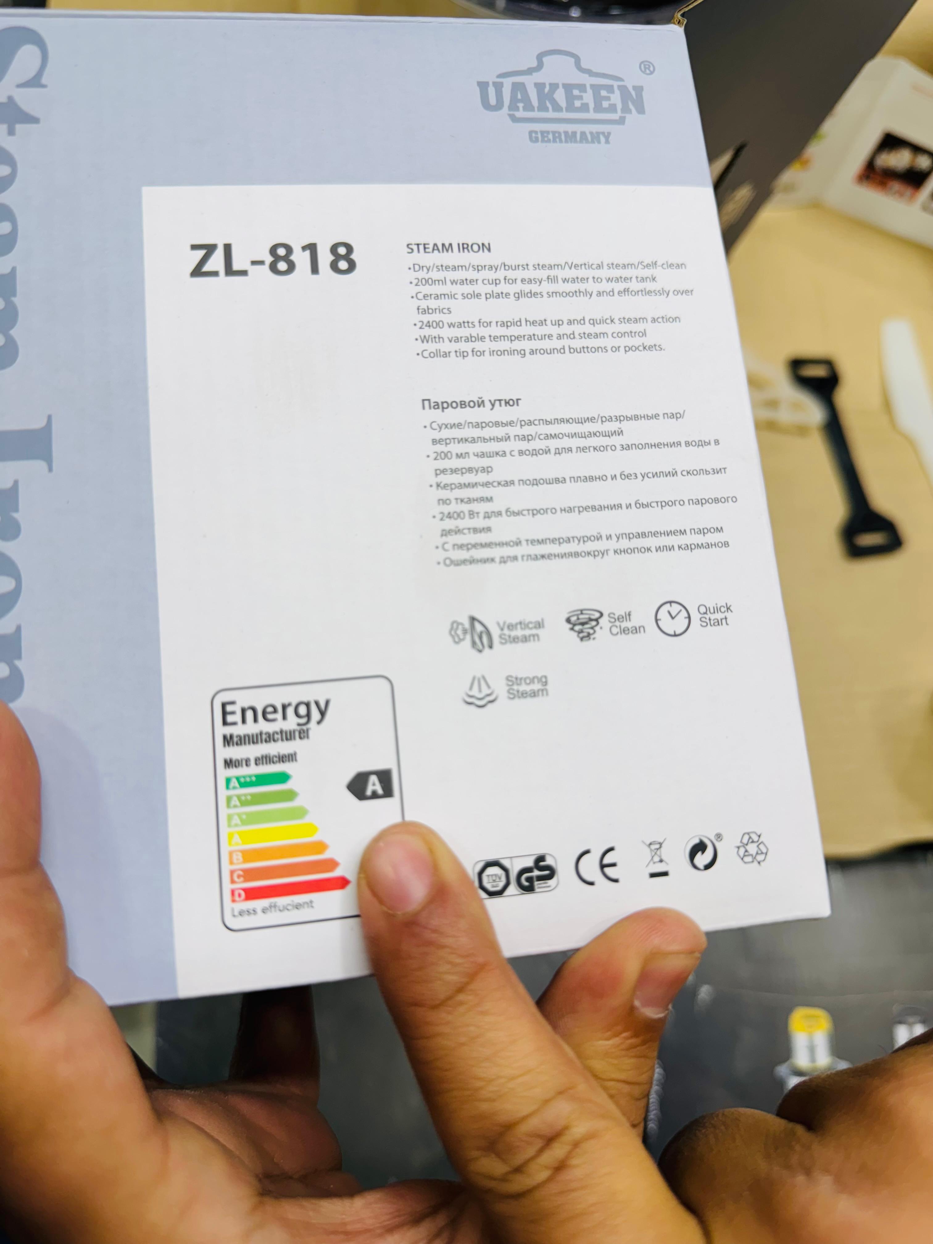 Uakeen Germany Steam Iron ZL-818